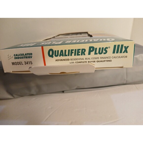 Mortgage Real Estate Calculator, Qualifier Plus IIIx - 3415 Financial Calculator - Picture 16 of 16